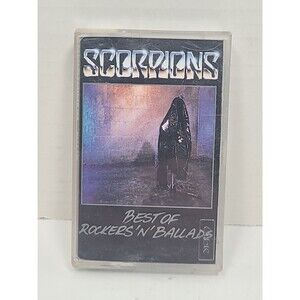SCORPIONS Best Of Rockers 'N' Ballads 1989 Cassette Glam/Hair Metal